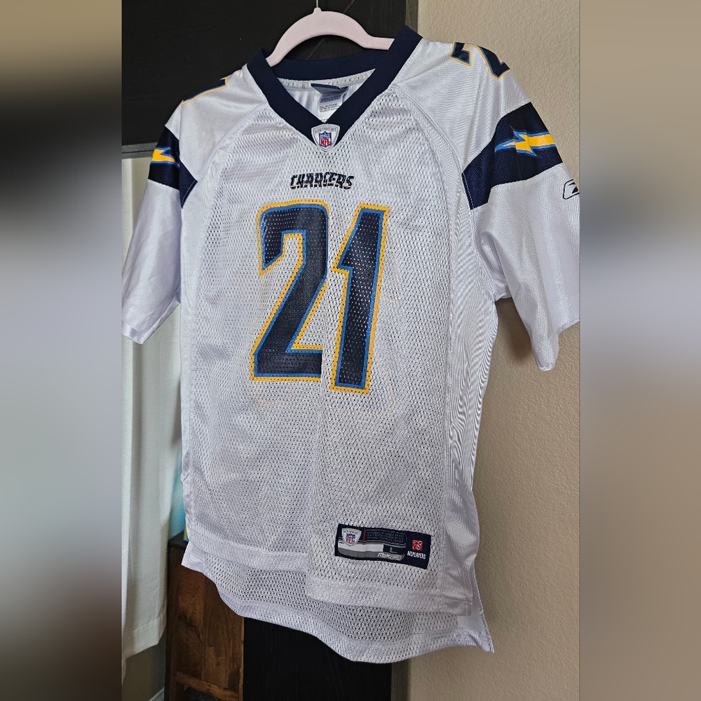 NFL Authentic White and Navy Jersey